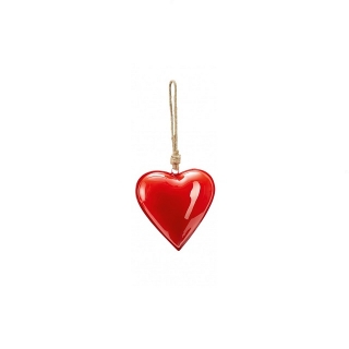 Kovové srdce 14 cm červené HAMBURGER HERZ - PHILIPPI