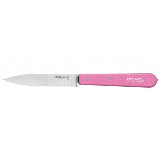 Nůž vroubkovaný 10 cm N°113 růžová Les Essentiels - OPINEL
