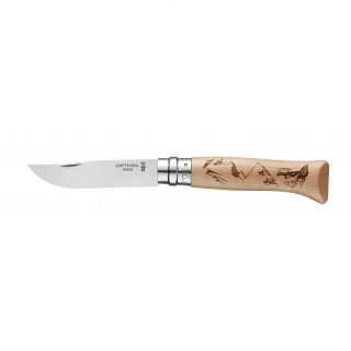 Zavírací nůž 8,5 cm N°08 horolezec ENGRAVINGS - OPINEL
