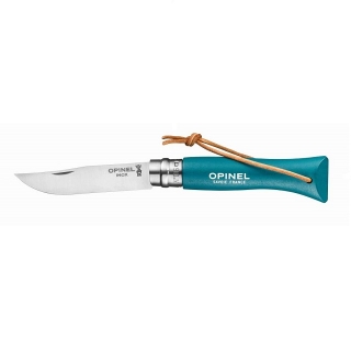 Zavírací nůž 7 cm N°06 tyrkysová COLORAMA - OPINEL