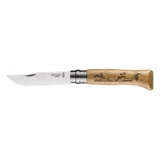 Zavírací nůž 8,5 cm N°08 zajíc ENGRAVINGS - OPINEL