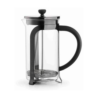 French Press 1L lesklá černá - Leopold Vienna