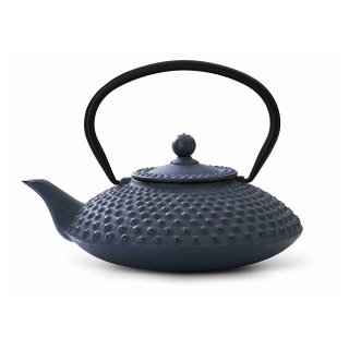 Konvička na čaj 1,25l, modrá, Xilin - Bredemeijer