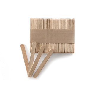Dřevěné tyčinky na nanuky Mini Wood Stick, 100 ks - Silikomart