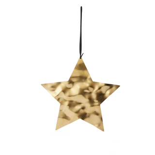 Vánoční ozdoba velká hvězda AQUA, zlatá - Philippi