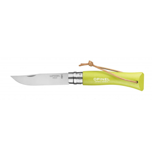 Zavírací nůž N°07 Colorama, 8 cm, anýzová zelená, blistr - Opinel