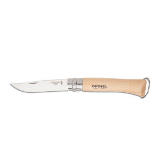 Zavírací nůž s vývrtkou a otvírákem N°10 Stainless Steel, 10 cm - Opinel