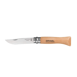 Zavírací nůž N°06 Stainless Steel, 7 cm, blistr - Opinel