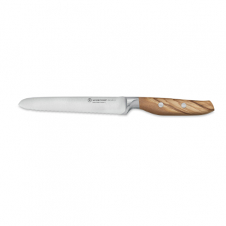 Nůž s vroubkovanou čepelí AMICI, 14 cm, dárkové balení - Wüsthof Dreizack Solingen